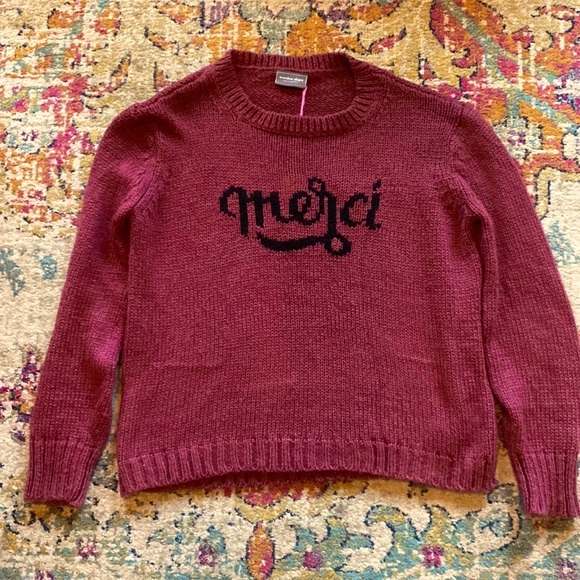 Wooden Ships Sweaters - Wooden Ships “Merci” Sweater NWT